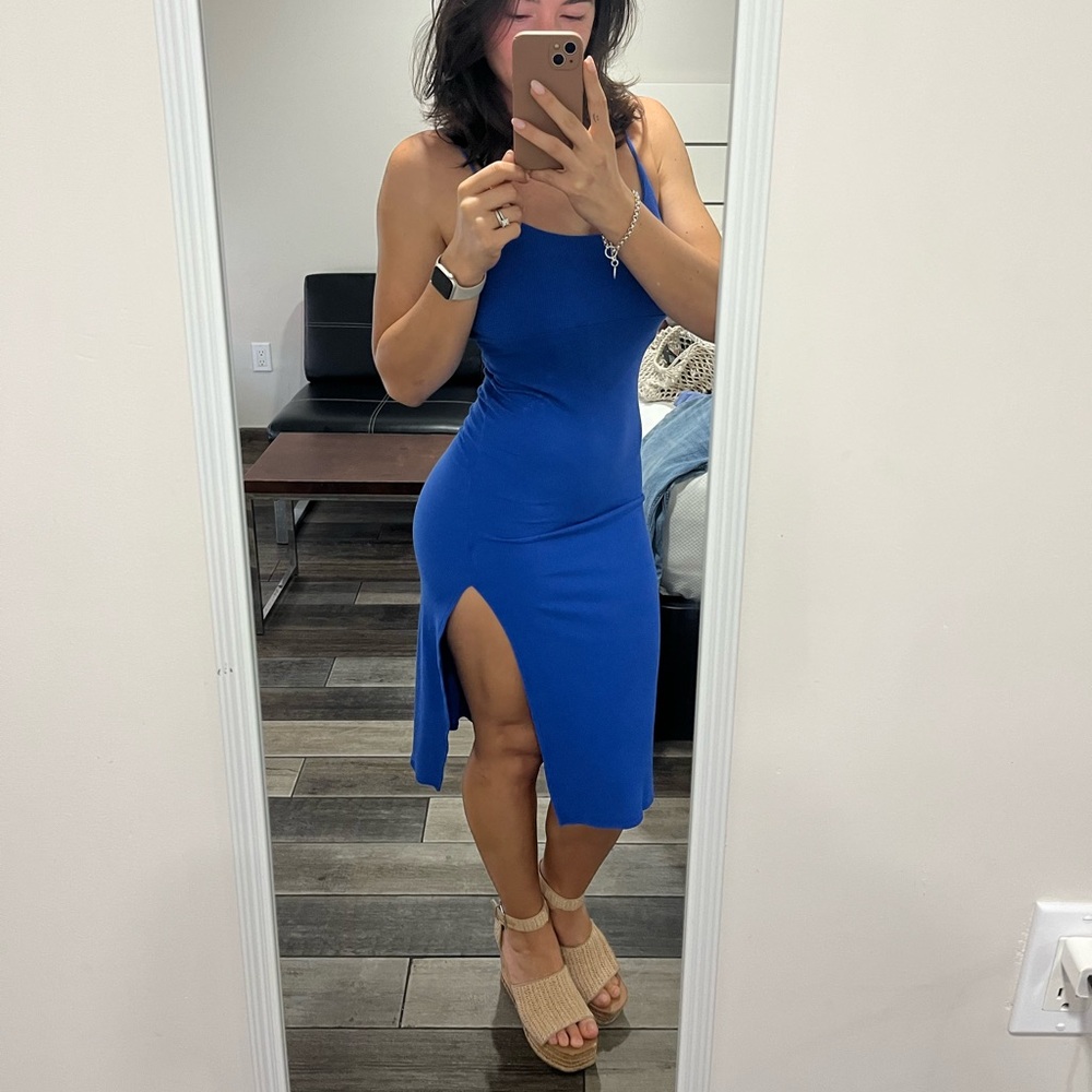 Blue dress